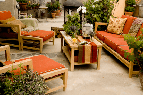 Create a comfortable outdoor area